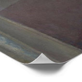 Der junge Mann an seinem Fenster von Gustave Caill Poster (Ecke)