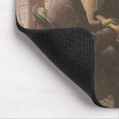 Der junge Mann spielt Klavier von Gustave Caillebo Mousepad (Ecke)