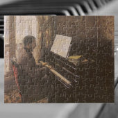 Der junge Mann spielt Klavier von Gustave Caillebo Puzzle