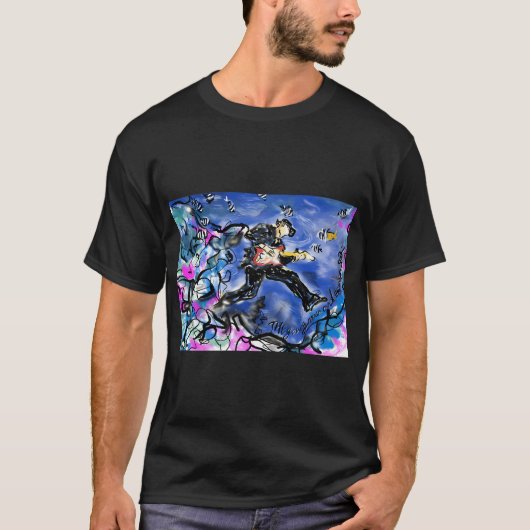 Der junge Mann und die Tiefsee T-Shirt (Vorderseite)