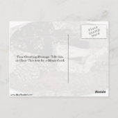 Der junge Mann unter den Rose von Nicholas Hilliar Postkarte (Rückseite)