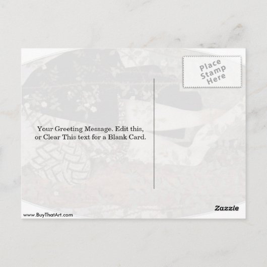 Der junge Mann unter den Rose von Nicholas Hilliar Postkarte (Rückseite)