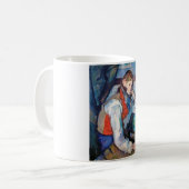 Der Junge mit der roten Weste, Cezanne Kaffeetasse (Vorderseite Links)