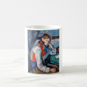 Der Junge mit der roten Weste, Cezanne Kaffeetasse