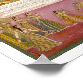 Der junge MogulKaiser Muhammad Shah in einer klein Poster (Ecke)