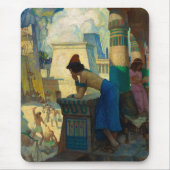 Der Junge, Moses von Newell Convers Wyeth Mousepad (Vorne)