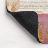 Der junge Mughal Kaiser Mohammed Shah an einem Mousepad (Ecke)