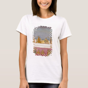 Der junge Mughal Kaiser Mohammed Shah an einem T-Shirt