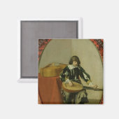 Der junge Musiker Magnet (Vorderseite/Rückseite)