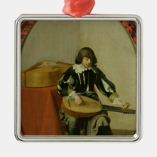 Der junge Musiker Ornament Aus Metall (Vorne)