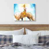 Der junge Prinz am Pferd Leinwanddruck (Insitu (Schlafzimmer))