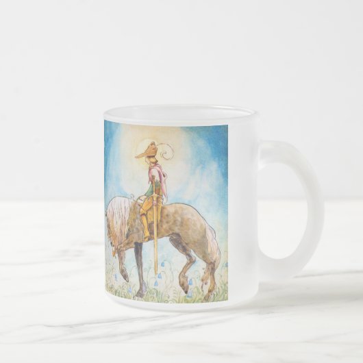 Der junge Prinz am Pferd Mattglastasse (Rechts)