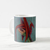Der junge rote Drache Kaffeetasse (Vorderseite Links)