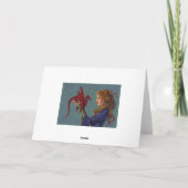 Der junge rote Drache Karte (Rückseite)