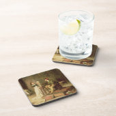 Der junge Sculptress (Öl auf Leinwand) Getränkeuntersetzer (Rechte Seite)