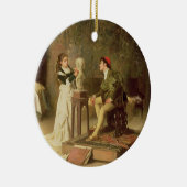 Der junge Sculptress (Öl auf Leinwand) Keramikornament (Rechts)