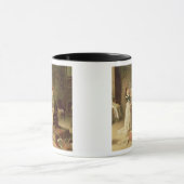 Der junge Sculptress (Öl auf Leinwand) Tasse (Zentrum)