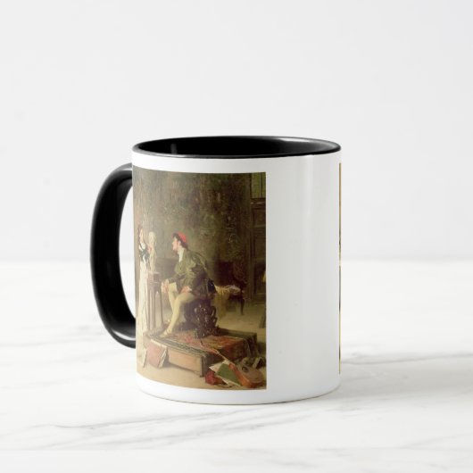 Der junge Sculptress (Öl auf Leinwand) Tasse (Vorderseite Links)