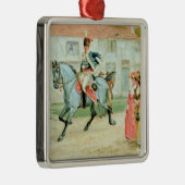 Der junge Subaltern Silbernes Ornament (Rechts)