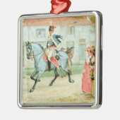Der junge Subaltern Silbernes Ornament (Links)