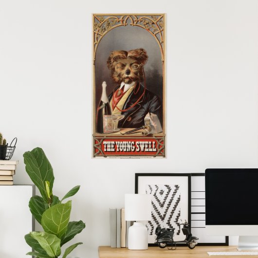 Der junge Swell Poster (Heimbüro)