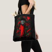 Der Junge und die Maschinen Tasche (Von Nahem)