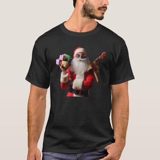 Der junge Weihnachtsmann T-Shirt (Vorderseite)