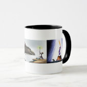 Der junge Zauberer, das Buch der Magie und des Dra Tasse (VorderseiteRechts)