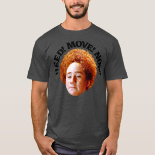 Der Jungen Kopf ist wie ein Orange auf einem Zahns T-Shirt