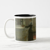 Der Jungfrau anbieten der Tag nach Zweifarbige Tasse (Links)