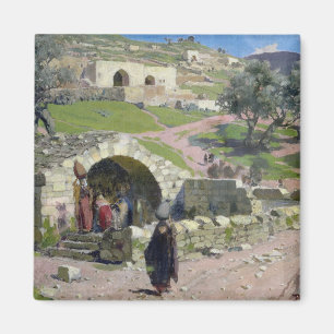Der Jungfrau-Frühling in Nazaret, 1882 Magnet