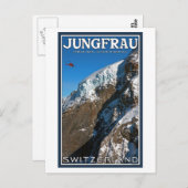Der Jungfraujoch Postkarte (Vorne/Hinten)