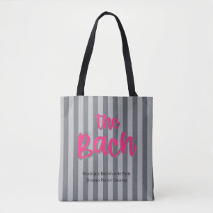 Der Junggeselinnen-Abschied Bach Hot Pink + Grey S Tasche