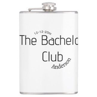 der Junggesellenclub Name Jahr stilvoll trendy kur Flachmann