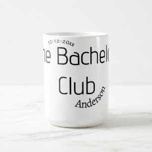 der Junggesellenclub Name Jahr stilvoll trendy kur Kaffeetasse