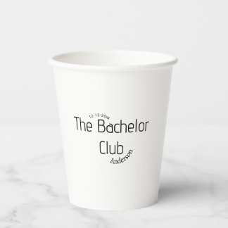 der Junggesellenclub Name Jahr stilvoll trendy kur Pappbecher