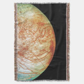 Der Jupiter-Mond Europa Decke (Vorderseite Vertikal)