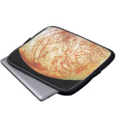 Der Jupiter-Mond Europa Laptopschutzhülle (Vorne Knopf)