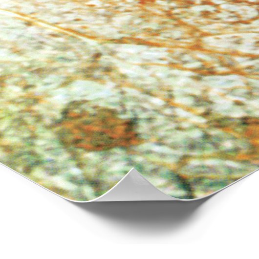 Der Jupiter-Mond Europa Poster (Ecke)