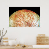 Der Jupiter-Mond Europa Poster (Küche)