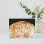 Der Jupiter-Mond Europa Postkarte (Stehend Vorderseite)