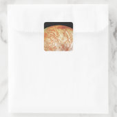 Der Jupiter-Mond Europa Quadratischer Aufkleber (Tasche)