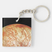 Der Jupiter-Mond Europa Schlüsselanhänger (Rückseite)