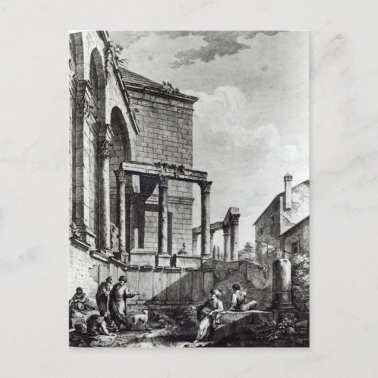 Der Jupitertempel im Palast Postkarte (Vorderseite)