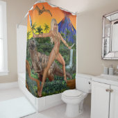 DER JURASISCHE JUNGER DUSCHVORHANG (Beispiel)