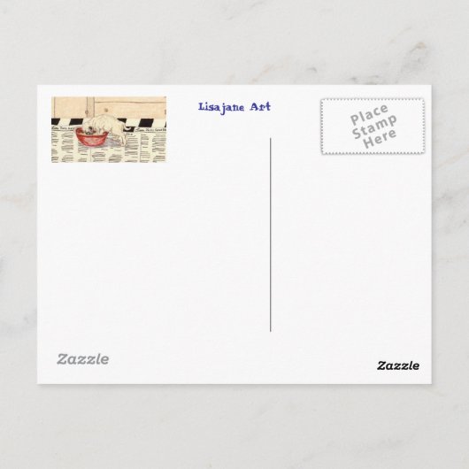 Der Juwelier Postkarte (Rückseite)