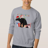 Der Kackend Hund zu Weihnachten Sweatshirt (Vorderseite)