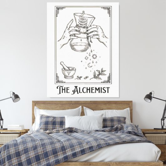 Der Kaffee-Alchemist Leinwanddruck (Insitu (Schlafzimmer))