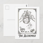 Der Kaffee-Alchemist Postkarte (Vorne/Hinten)