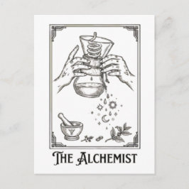 Der Kaffee-Alchemist Postkarte